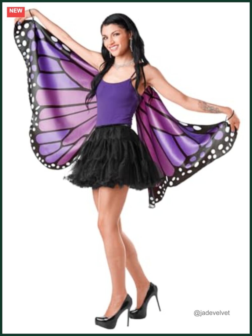 Butterfly Cape Wings Adult One Size Halloween Cosplay Costume